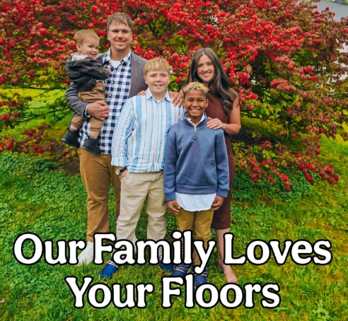 The Absolute Floor Coverings family — our family loves your floors